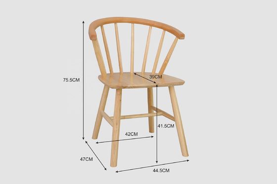 Solid Wood Dining Chairs Customized Exquisite Workmanship Windsor Dinning Chairs for Dining Room Furniture