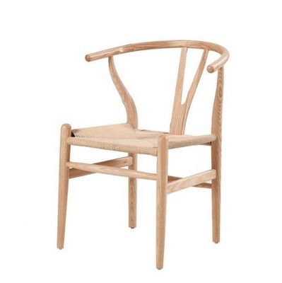 Hotel Modern PU Leather Solid Wood Dining Chair with NO Folding and Modern Horn Design