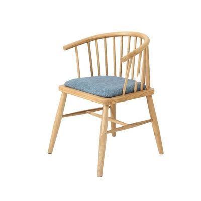 Modern Design Dining Room Furniture Backrest Armrest Wood Dining Chair in Stylish Design