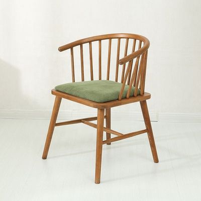 Modern Design Dining Room Furniture Backrest Armrest Wood Dining Chair in Stylish Design
