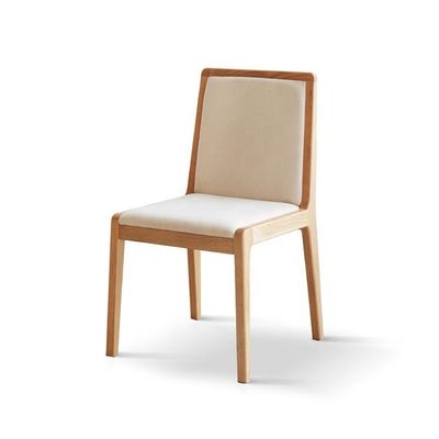Nordic Upholstered Solid Wood Dining Chair Durable and Sophisticated Design