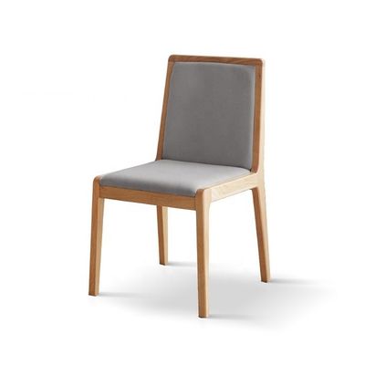 Nordic Upholstered Solid Wood Dining Chair Durable and Sophisticated Design