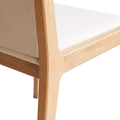 Nordic Upholstered Solid Wood Dining Chair Durable and Sophisticated Design