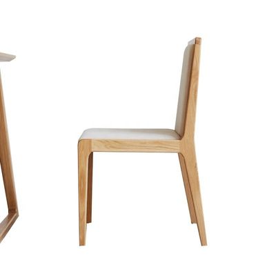 Nordic Upholstered Solid Wood Dining Chair Durable and Sophisticated Design