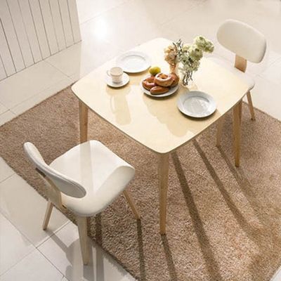 PU Leather Upholstered Fabric Oak Wood Dining Chair with Optional Dining Room Funiture Benefit