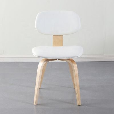 PU Leather Upholstered Fabric Oak Wood Dining Chair with Optional Dining Room Funiture Benefit