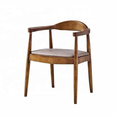 Solid Wood Dining Chair With Armrest Kennedy President Chair For Best Sale Dining Room Furniture
