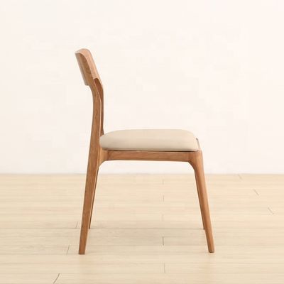 Modern Nordic Home Furniture Stackable Ash Wood Dining Chair with NO Folded Design Specific Wooden