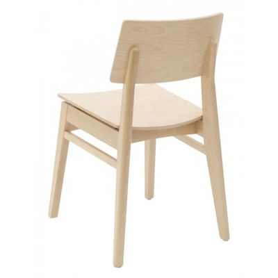 Home Furniture Nordic Style Solid Wood Dining Chair for Small Apartments Durable Design