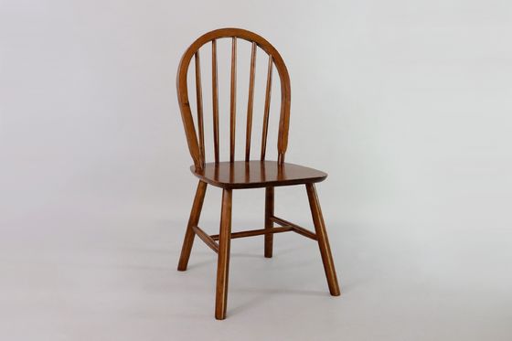 Nordic Modern Dining Chair with Backrest and I Shape Solid Wood Frame in NC/PU Paint Finish