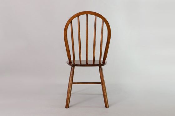 Nordic Modern Dining Chair with Backrest and I Shape Solid Wood Frame in NC/PU Paint Finish