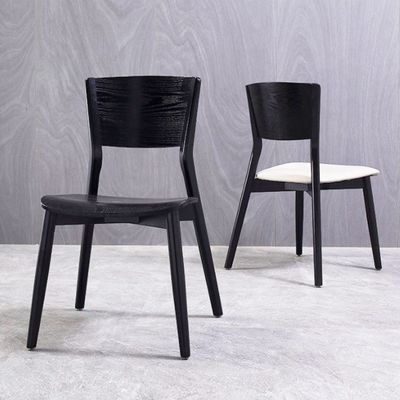 Solid Wood Dining Chair for Modern Coffee Shop and Restaurant Furniture