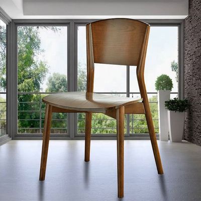 Solid Wood Dining Chair for Modern Coffee Shop and Restaurant Furniture