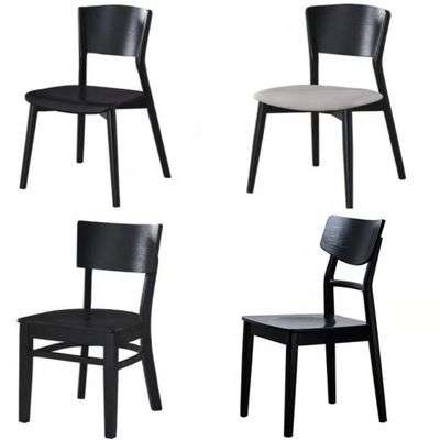 Solid Wood Dining Chair for Modern Coffee Shop and Restaurant Furniture