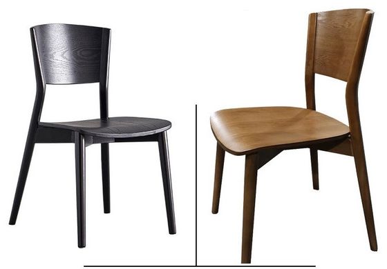 Solid Wood Dining Chair for Modern Coffee Shop and Restaurant Furniture