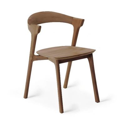 Comfortable and Elegant Nordic Wood Leisure Chair for Hotel Garden Coffee Shop 53cm*50cm*76cm