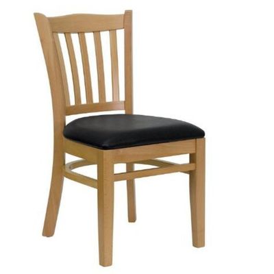 General Home Furniture Solid Wood Commercial Ladder Back Dining Room Chair for Restaurant