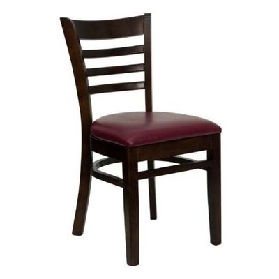 General Home Furniture Solid Wood Commercial Ladder Back Dining Room Chair for Restaurant