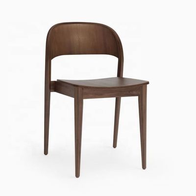 Stackable Wooden Dining Chair at Affordable for Commercial in Contemporary Design Style