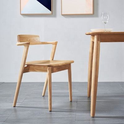 Specific Dining Chair Walnut Solid Wood Chairs for Restaurant by Tianjin Lulu Dining Room Furniture