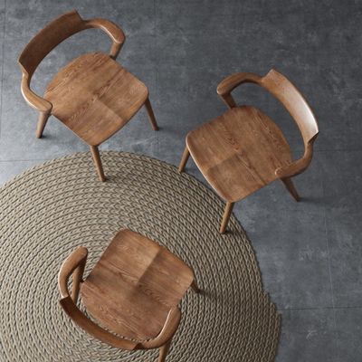 Specific Dining Chair Walnut Solid Wood Chairs for Restaurant by Tianjin Lulu Dining Room Furniture