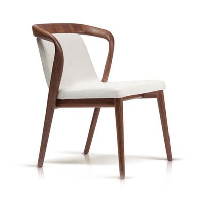 Apartment Nordic Solid Wood Dining Chair Modern Simple Negotiation Chair Leisure Armchair Style Leisure Chair