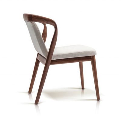 Apartment Nordic Solid Wood Dining Chair Modern Simple Negotiation Chair Leisure Armchair Style Leisure Chair