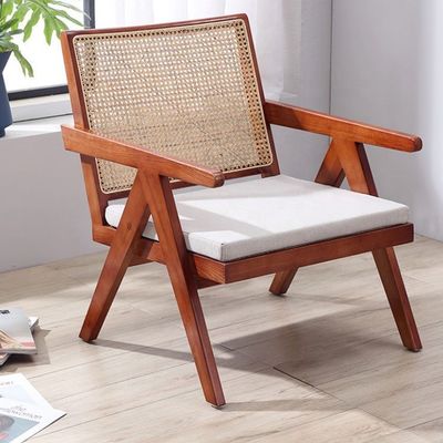 Comfortable Nordic Recliner Adjustable Height Leisure Chair for Living Room and Bedroom