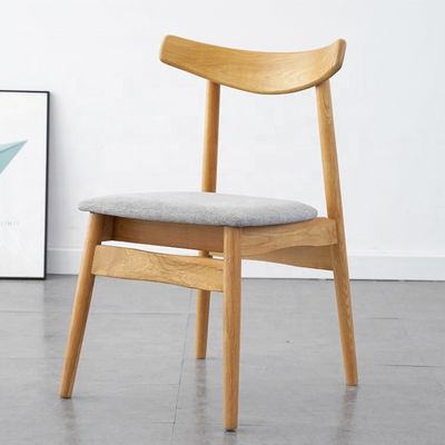Without Armrest Solid Beech Wood Chair Dining Chair for Luxury Dining Room Furniture