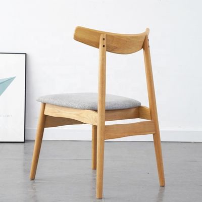 Without Armrest Solid Beech Wood Chair Dining Chair for Luxury Dining Room Furniture