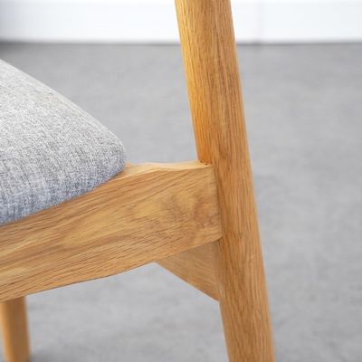 Without Armrest Solid Beech Wood Chair Dining Chair for Luxury Dining Room Furniture