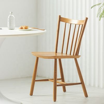 Modern Durable Oak Wood Solid Wood Dining Chair for Hotel and Restaurant Furnishing Solutions