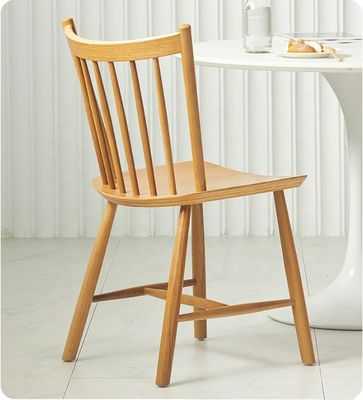Modern Durable Oak Wood Solid Wood Dining Chair for Hotel and Restaurant Furnishing Solutions