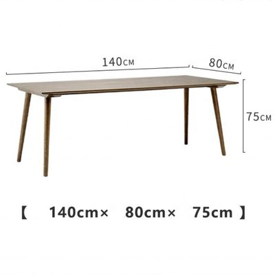 Home Furniture Solid Wood Rectangle Dinning Table for Modern Restaurants
