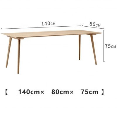 Home Furniture Solid Wood Rectangle Dinning Table for Modern Restaurants