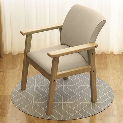Durable Home Solid Wood Chair for General Home Furniture Dining Desk Bedroom Backrest Stool Fabric Chair Office Chair