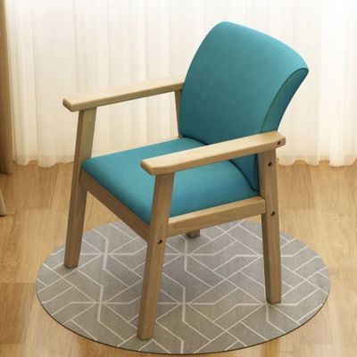 Durable Home Solid Wood Chair for General Home Furniture Dining Desk Bedroom Backrest Stool Fabric Chair Office Chair