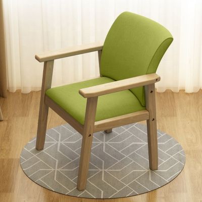 Durable Home Solid Wood Chair for General Home Furniture Dining Desk Bedroom Backrest Stool Fabric Chair Office Chair