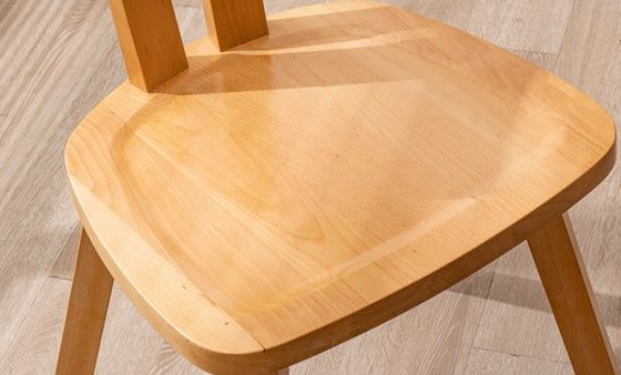 Restaurant Furniture Durable Wooden Chair with Modern Beech Wood Design
