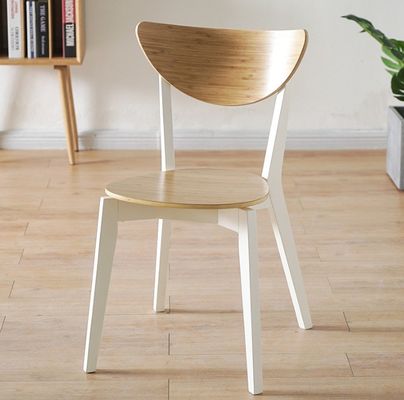 Add a Touch of Sophistication to Your Dining Room with Solid Birch Wood Stacking Chairs in Modern North European Style