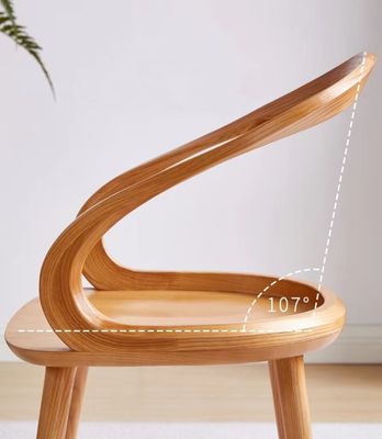 Design Nordic Modern Dining Chair with Customized Designs and Lacquered Finish