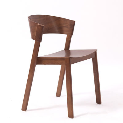 Customized Designs Stackable Wood Dining Chair for Hotel Restaurant in Modern Design