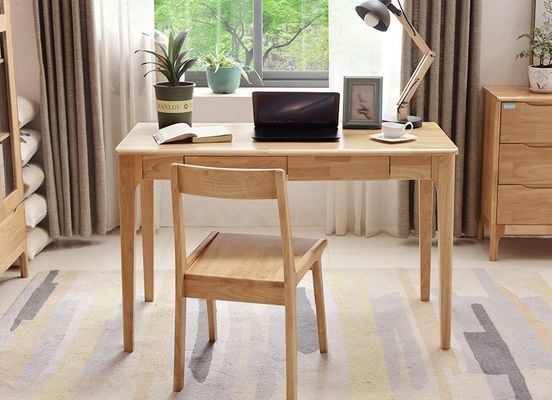 NO Folded Solid Wood Frame Dining Chair for Hotel and Restaurant Vintage Nordic Style Natural Finish