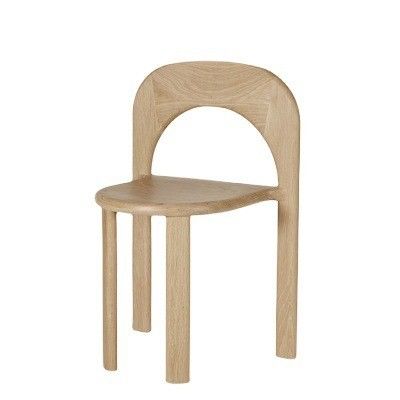 NO Folded Natural Solid Wood Dining Stackable Chair OEM Service Accepted