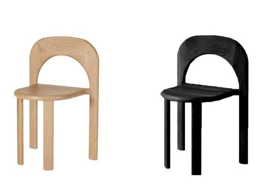 NO Folded Natural Solid Wood Dining Stackable Chair OEM Service Accepted