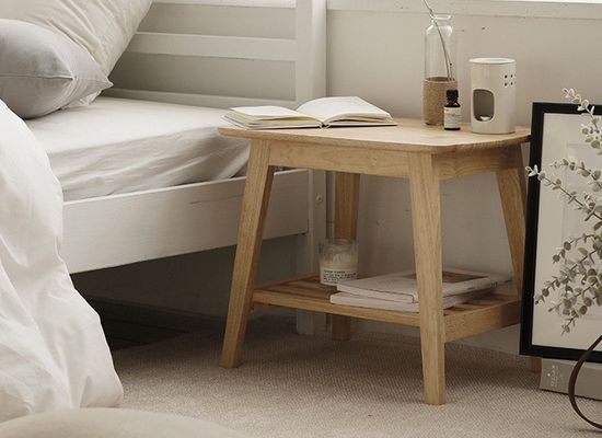 Customized Designs Vintage Solid Wood Square End Coffee Table W50*D35*H42CM for Living Room