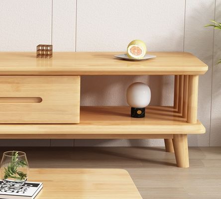 Modern Solid Wood TV Table TV Stands Cabinets For Living Room General Home Furniture Lacquered Finish