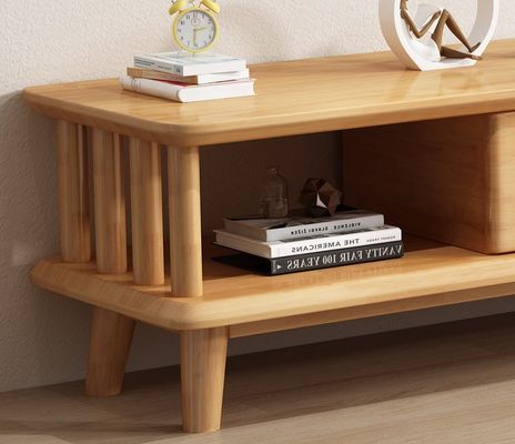 Modern Solid Wood TV Table TV Stands Cabinets For Living Room General Home Furniture Lacquered Finish