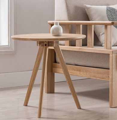 Modern Design Round Solid Wood Coffee Table for Living Room W32/40/50*D32/40/50*H30/40/51CM