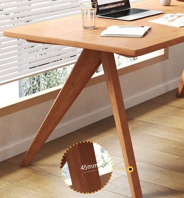 Nordic Direct Home Furniture Solid Wood Rectangular Dining Table for Functional Dining Space